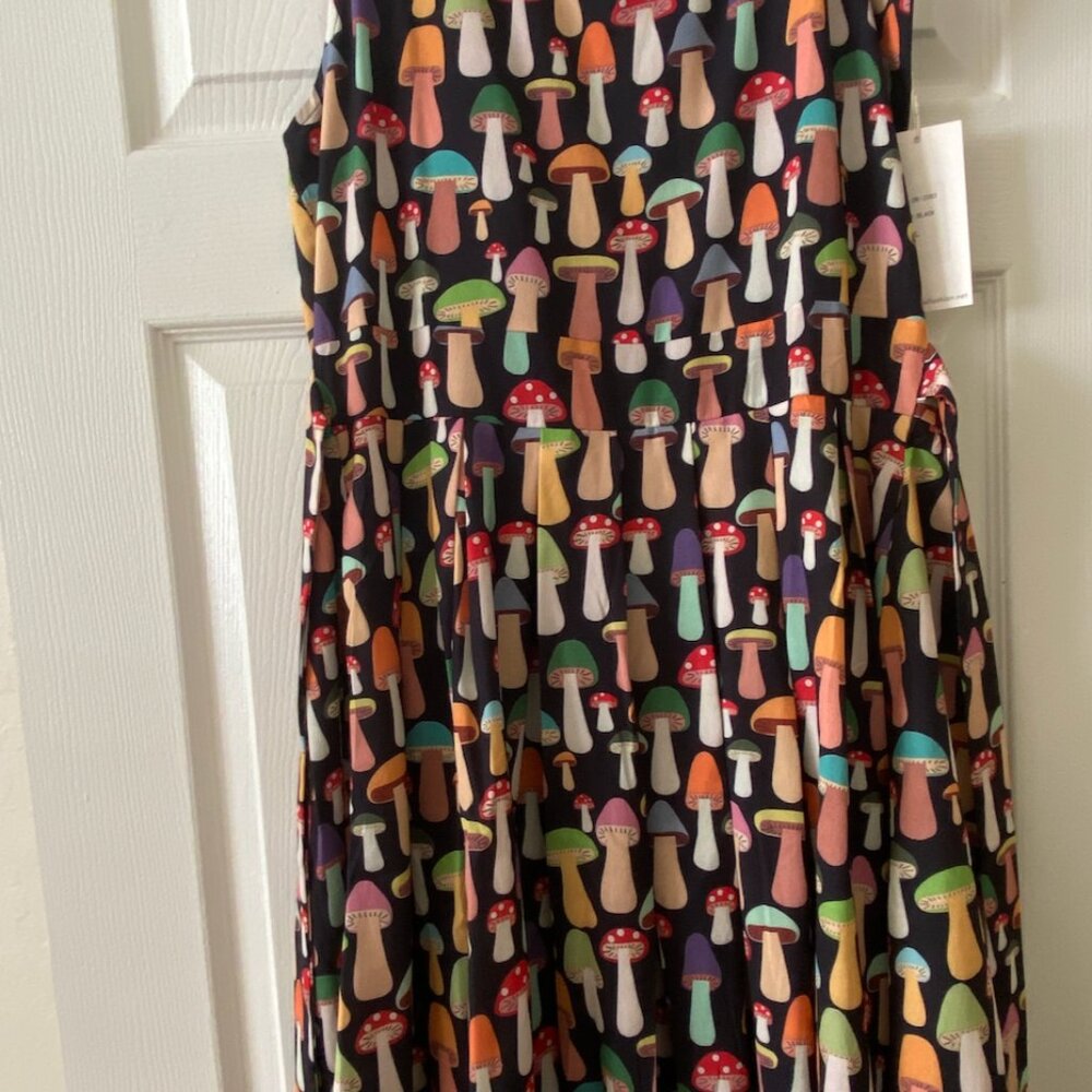 LA Soul Mushroom Print Dress Size L
